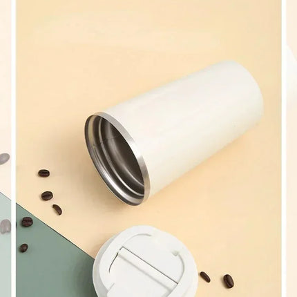380/510ML Travel Stainless Steel Coffee Cup Thermal Mug Leak-Proof Thermos Bottle Tea Coffee Mug Vacuum Flask Insulated Cups Hot