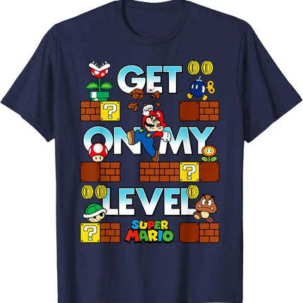classic game Super Mario graphic unisex 100%cotton shirt, 2026 summer New Men vintage fashion O-neck Japanese Harajuku T-shirt