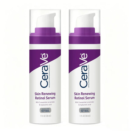 CeraVe Retinol Face Serum, Hyaluronic Acid Niacinamide Formula, Daily Facial Skin Care Essence, 1 Oz
