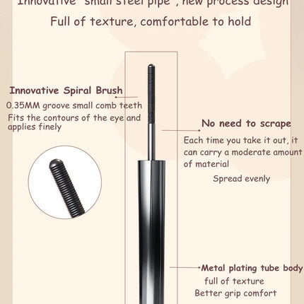 Judydoll Lashes Mascara Waterproof Silk Fiber Mascara Black Long Curling Eyelash Extensions Sexy Eyes Makeup Cosmetics