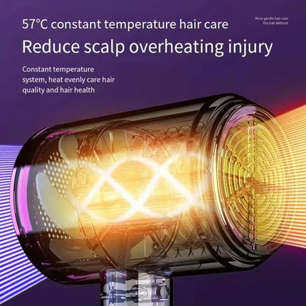 High-Speed Hair Dryer Professional High-Power Home Salon Hair Dryer with Blue Light Negative Ion Hair Styling Hair Care Dryer