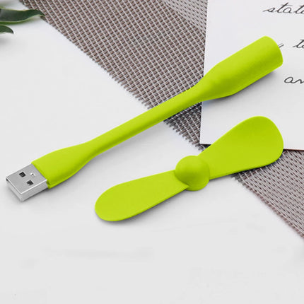 USB Small Fan Flexible Bendable Mini Fan For Power Bank Laptop PC Charger Portable Hand Cooling Fans For Computer Summer Gadgets