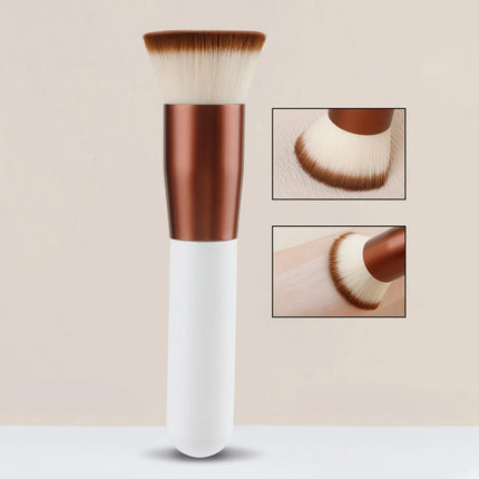 1Pcs large flat head foundation make-up BB cream liquid foundation soft hair seamless makeup brush concealer