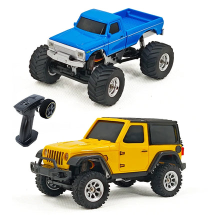 Boy 1/36 RC Crawler Car 4WD Mini Radio Control Off-road Vehicle Light System Climbing RC Car Remote Control RTR Hobby Model Gift