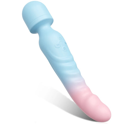 AV Magic Wand Heating Dildo Vibrator for Women Nipple Vagina Clitoris Stimulator Massager Couple Masturbation Adult Sex Toys