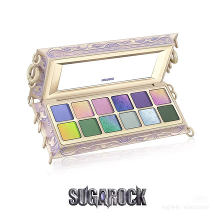Sugarock 12 Colors Eyeshadow Palette Shimmer Matte Eyeshadow Makeup Cosmetics