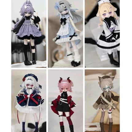 Meki Oblivion'S Luminaria Blind Box 1/8 Bjd Articulated Action Figure Anime Doll Desktop Decor Birthday Gift For Anime Fans