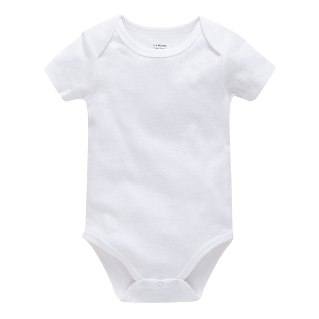 Blank White Baby Jumpsuit 100% Cotton Soft Newborn Baby Girls Romper Plain Baby Boys Clothing Muslin