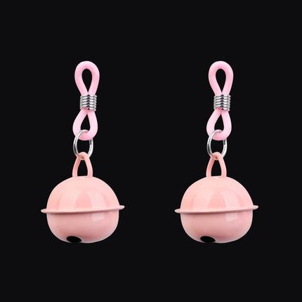 1 Pair Women Silicone Nipple Clamps Chest Clitoris Stimulation Small Bell Breast Clips Sex Toys For Women
