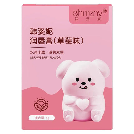 1pcs Children Fruity Lip Balm Cute Little Bear Lip Balm For Baby Moisturizing Anti-Dry Anti Crack Lipbalm Lip Care