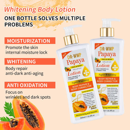 Papaya Moisturizing Cream Body Care Remove Skin Nourishing Essence Liquid Brightening Moisture Protection Skincare Body Lotion