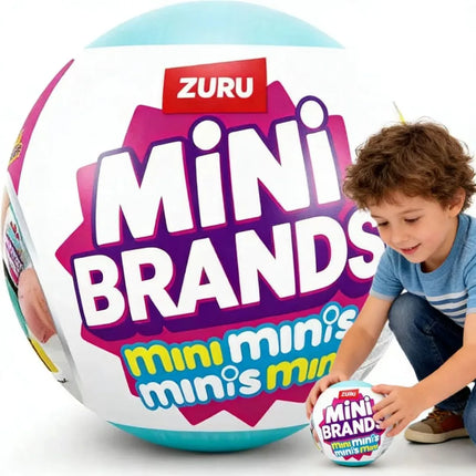 ZURU Original Mini Fridge Set Mini Brand Ball Series Mystery Surprise Blind Box Children's Toy Playhouse Decoration Gift Blind