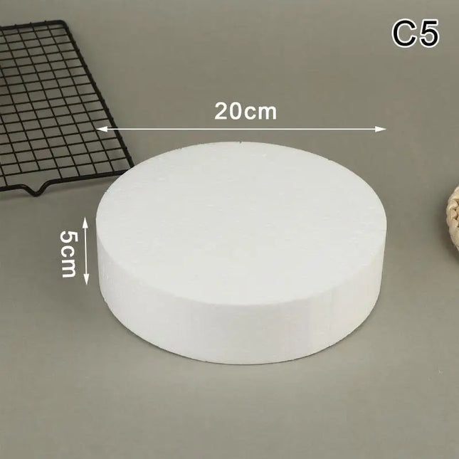 4/6/8/10 Inch Cake Foam Mould PS Foam Flower Decor Cake Dummy Practice Sugarcraft Model Lightweight DIY Decorations