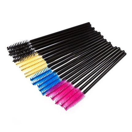 SHIDISHANGPIN 5/25/50 Pc Eyelash Brushes Makeup Brushes Mascara Wands Applicator Spoolers Eye Lashes Cosmetic Brush Makeup Tools