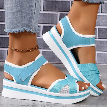 Heels Women's Sandals 2026 Wedge Heel Shoes For Woman Sandals Platform Shoes Summer Women Sandals Heeled Elegant Sandalias Mujer