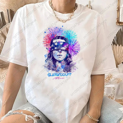 Hot Tv Movie T-Shirt Women The Demogorgon T Shirt Short Sleeve Unisex Tops Women Kids T Shirt Cannibal Flower Streetwear Tops