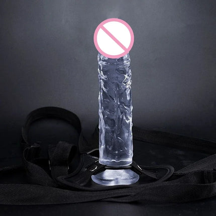 Adult Supplies Sex Toy Wearable Dildo Realistic Sex Toy For Lesbian Women Couples Dildo Strap On Penis Suction Cup Anal Plug