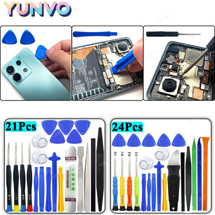 Mobile Phone Disassembly Repair Tools for Apple Android Set Opening Screwdriver Combination Skid Multi Function Disassembly Kit