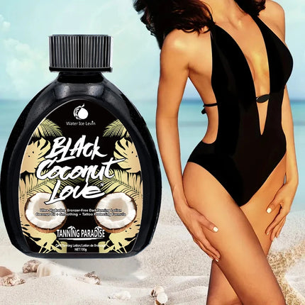 Tanning Lotion - Rich in Ceramide, Glycerin, Mineral Oil, and Collagen, It Moisturizes the Skin and Allows You to Achieve a Coppery and Deep Brown Color