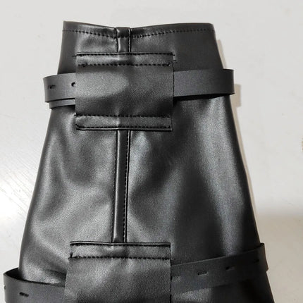 Arm Binder Glove Sleeves,Behind Back Bondage Armbinder,BDSM Leather Handcuffs Straight Jacket,Sex Toys For Couples