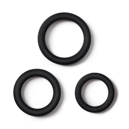 3PCS Silicone Penis Rings Set Delay Ejaculation Glow In Dark Male Endurance Enhancer Sperm Lock Intimate Couple Adult Toys