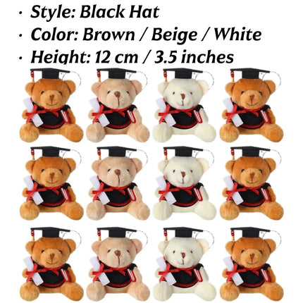 Graduation Bear Plush Gift Bulk 2026 Bear Stuffed Animal with Cards Graduation Cap Class of 2026 Presents for Kindergarten Eleme