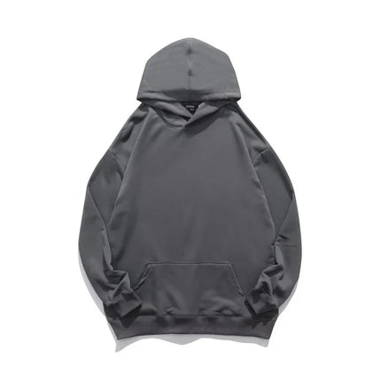 Thickened Fleece Hoodie Women's Long Sleeve Loose Fit Blank Version Autumn Winter New Style Korean Style Solid Color Sweatshirt