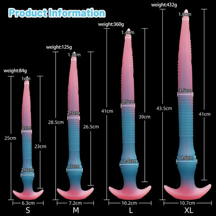 Soft Liquid Silicone Long Tentacles Anal Plugs Suitable for All Players As an Adult Sex Toy Vaginal and Anal Stimulating Device