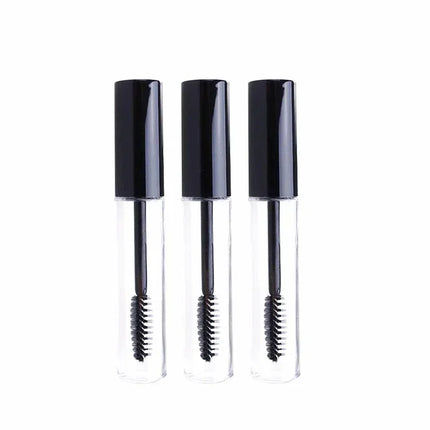 20/50pcs 10ml Empty Mascara Tube Eyelashes Tube  Vials Mascara Container Set  Bottle Tool Fashion for Castor Oil DIY  with BLACK