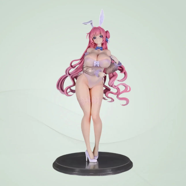 Dorothy Bunny Girl Anime Figure Standing Lace Pink Hair PVC Model Game Peripheral Desktop Decoration 27cm Adult Collectors