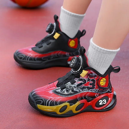 Childrens Sneakers Mesh Breathe Shock-absorbing Training Outdoor Ultralight Anti Slip Classic Running Shoes for Boys Girls