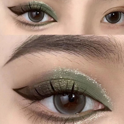 DIKALU Dark Witch ~ Paris Garden Nine Color Eyeshadow Hray Retro French Black Green Contrast Olive Green Small Smoke