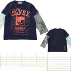 100 cm / Long t boy's dream style navy blue
