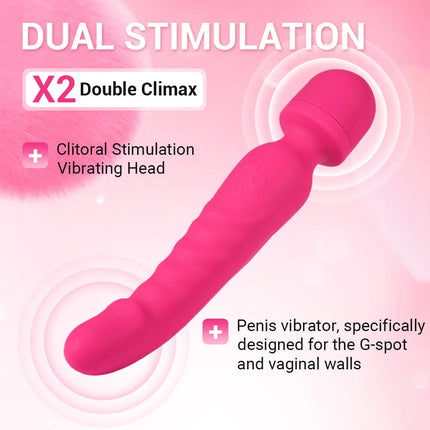 Powerful AV Magic Wand Dildo Vibrator for Women Clitoris Stimulator Erotic Toys G Spot Vagina Massager Adult Sex Toys for Female