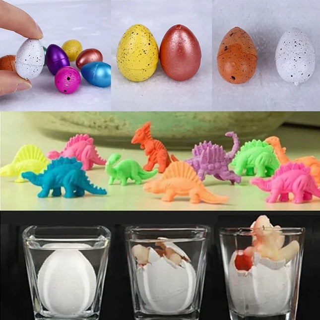 ﻿10/20PCS Hatch Dinosaur Eggs Soak in Water Children Educational Toys Birthday Creative Novelty Science Education Toys TMZ﻿
