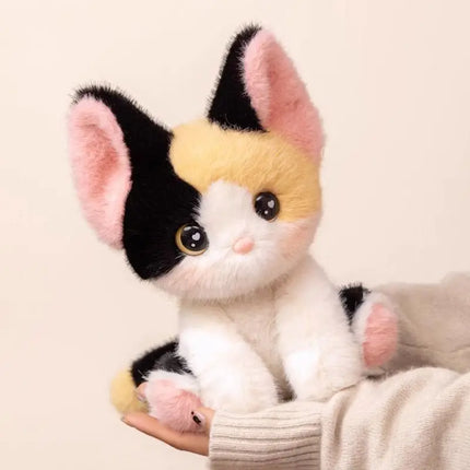 24cm Kawaii Cat Plush Doll Devon Rex Siamese Cat Pet Kitten Plush Toy Cute Decoration Accompany Sleep Toy Birthday Gift