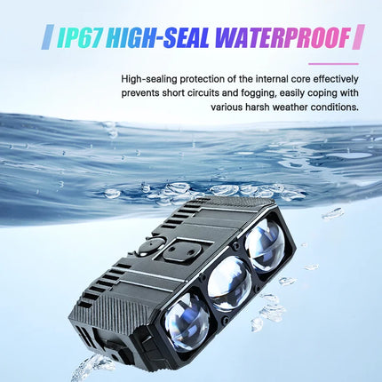 IP66 Waterproof Work Light Super Bright 170W Mini Projector Car LED Light External Auxiliary Light for Car SUV Motorcycle Light