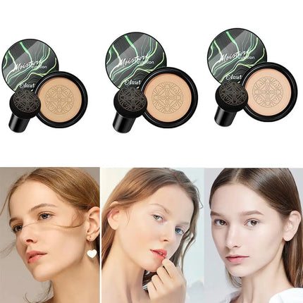 Magic Foundation Mushroom Head Air Cushion CC Cream Face Concealer Moisturizing Waterproof Foundation Base Makeup Cosmetics