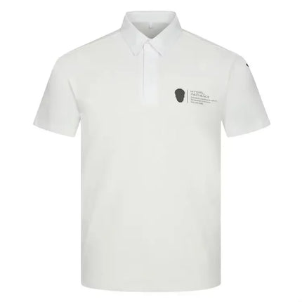 AMAZINGCRE Summer Top Quality Men's Golf Top Breathable Quick-Drying Perspiration Sports Short-Sleeved Polo Shirts