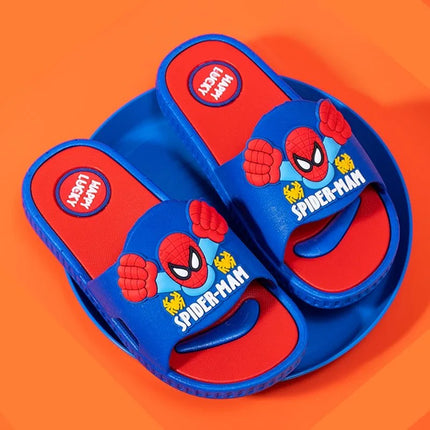 Children's Slippers Cartoon Boys' Summer Home Shoes Boys Sandals Waterproof Anti-slip Kids Garden Shoes Size 24-39