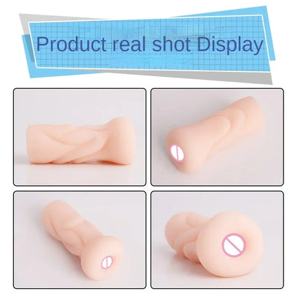 Male Masturbator Realistic Vagina Anal Blowjob Portable Masturbation Cup Soft Real Skin Pocket Pussy 18+ Erotic Sex Toys for Men