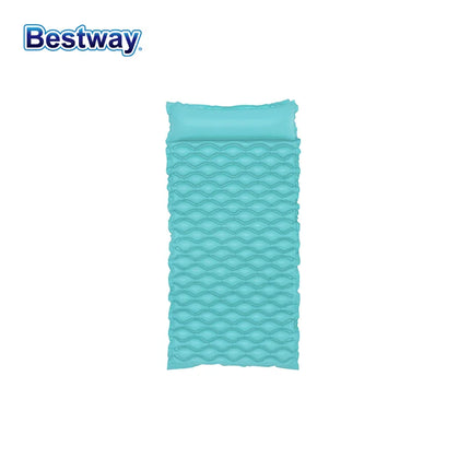 Bestway44020 Inflatable Air Cushion, Pool Floating Air Cushion, Wave Cushion Pool Float with Head Pillow
