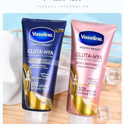 Vaseline Moisturizing Body Lotion Intensive Repair & Hydration, Brightens Dull Skin Fast-Absorbing Non-Greasy Deep Nourishment