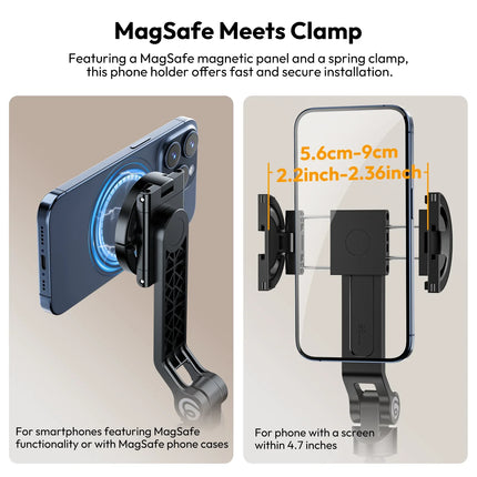 Original Ulanzi TT88 Magnetic Selfie Stick  MagSafe Compatible For Apple iPhone Live Streaming Product Review Vlog Shooting