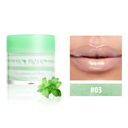 18g Strawberry Lip Balm Hydrating Lip Mask for Night Sleep Fades Lip Lines Plumps & Moisturizes Fruit-Infused Nude Lip Primer