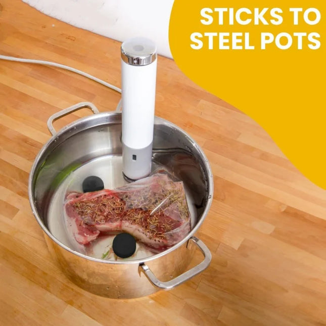 8-Pack Sous Vide Weights - Food-Safe Magnetic Weights for Slow Cooker & Sous Vide Bags | Heavy-Duty Kitchen Magnets to Keep