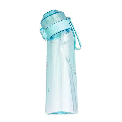 Flavored Water Bottle with Taste Pods Magic Gourde Tasting Drinking Bottle Fruit Flavor Air Sports Outdoor Waterfles Water Cup