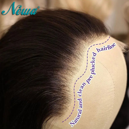 Newa Hair 7x5/5x5 HD Lace Closure Skinlike Real HD Lace Frontal 13x4/13x6 Human Hair HD Lace Closure Pre Plucked Brazilian Hair