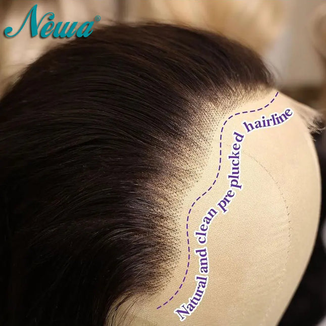 Newa Hair 7x5/5x5 HD Lace Closure Skinlike Real HD Lace Frontal 13x4/13x6 Human Hair HD Lace Closure Pre Plucked Brazilian Hair