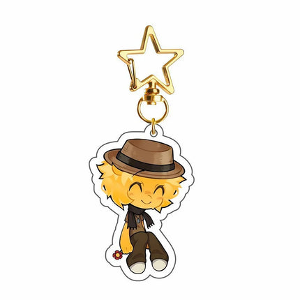 Game Forsaken Cosplay Keychain Unisex Kawaii Acrylic Keyring Key Chain Bag Decoration Ornament Props